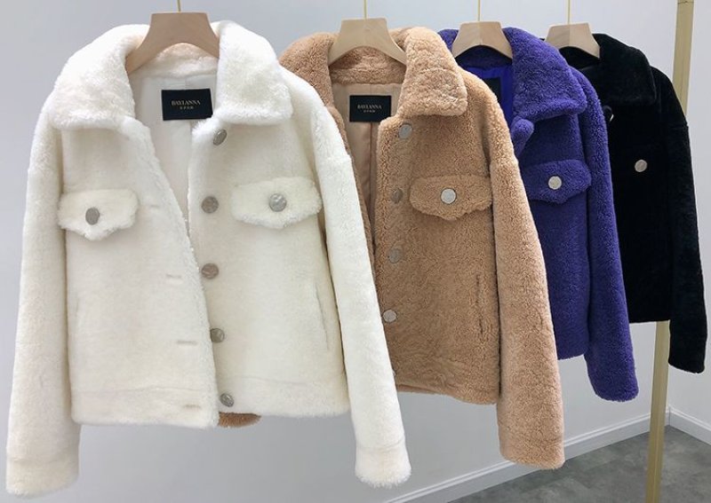 画像10:  women's  sheep shearing  fur hair short paragraph loose coatj  acket シープスキンファージャケット コート (10)