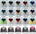 画像8: 2-tone Real Fox Fur Real Fur Coat ツートーン リアルフォックスファーコート ショート丈 ブロックスリーブ ボディストライプブロック ショートコート ジャケット 毛皮 (8)