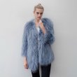 画像6: Women's Real Raccoon Fur Knitting Fur Coat リアルラクーンファーニットコート (6)