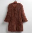 画像12: Women's Real Raccoon Fur Knitting Fur Coat リアルラクーンファーニットコート (12)