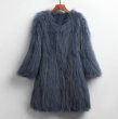 画像7: Women's Real Raccoon Fur Knitting Fur Coat リアルラクーンファーニットコート (7)