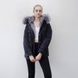 画像6: Real Fox Fur Real Fur Liner Denim Jeans Jacket Coat リアルフォックスフ&ライナー付デニムＧジャンコート (6)
