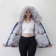 画像11: Real Fox Fur Real Fur Liner Denim Jeans Jacket Coat リアルフォックスフ&ライナー付デニムＧジャンコート (11)