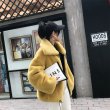 画像10:  women's fake fur Oversized blouson coat  jacket　エコファーフェイクファーモコモコオーバーサイズブルゾン ジャケット コート (10)