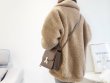 画像7: loose lamb sheep shearing fluffy fur coat  jacket　シープスキンオーバーサイズコート　ジャケット (7)