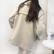 画像5: sheep shearing stitching Haining fur coat  jacket　シープスキンステッチコート　ジャケット (5)