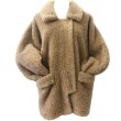 画像1: loose lamb sheep shearing fluffy fur coat  jacket　シープスキンオーバーサイズコート　ジャケット (1)