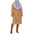 画像1: women’s  luxury fur collar camel double-faced coat jacket　リアルフォックス＆シープスキンファー襟付コート　ジャケット (1)