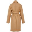 画像5: women’s  luxury fur collar camel double-faced coat jacket　リアルフォックス＆シープスキンファー襟付コート　ジャケット (5)