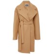 画像4: women’s  luxury fur collar camel double-faced coat jacket　リアルフォックス＆シープスキンファー襟付コート　ジャケット (4)