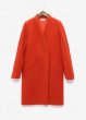 画像12: women’s wool  Simple style V neck long coat シンプルVネックロングコート　ジャケット (12)