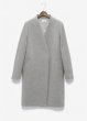 画像11: women’s wool  Simple style V neck long coat シンプルVネックロングコート　ジャケット (11)