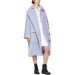 画像6: women’s asymmetric jacket single-breasted large pocket wool long coat アシンメトリ大きなポケットがポイントのロングコート　ジャケット (6)