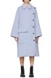 画像1: women’s asymmetric jacket single-breasted large pocket wool long coat アシンメトリ大きなポケットがポイントのロングコート　ジャケット (1)