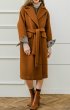 画像1: women’s Dropped Shoulder Sleeve buckle belt long coat バックルベルトロングコート　ジャケット (1)