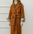 画像2: women’s Dropped Shoulder Sleeve buckle belt long coat バックルベルトロングコート　ジャケット (2)