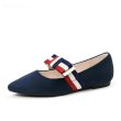 画像3: Women’s Ribbon Detail Ballet Flat Pumps Flat Loafers flat shoesリボンがポイントフラットパンプス シューズ (3)