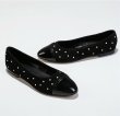 画像3: Women’s small fragrance pearl ballet shoes  flat shoes ちいさなパールがポイントフラットパンプス バレーシューズ (3)