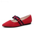 画像2: Women’s Ribbon Detail Ballet Flat Pumps Flat Loafers flat shoesリボンがポイントフラットパンプス シューズ (2)