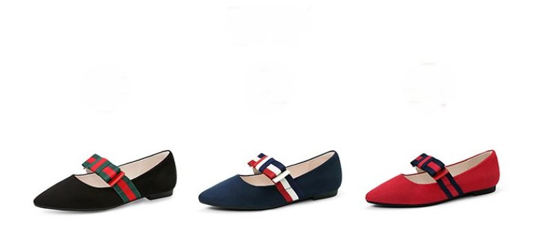 画像5: Women’s Ribbon Detail Ballet Flat Pumps Flat Loafers flat shoesリボンがポイントフラットパンプス シューズ (5)