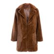 画像5: Women's Faux Eco Rabbit Fur Jacket Coat  エコファーテーラードジャケット型コート (5)