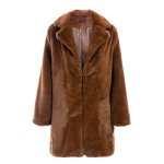 画像5: Women's Faux Eco Rabbit Fur Jacket Coat  エコファーテーラードジャケット型コート (5)
