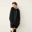 画像2: women's loose  hooded  long-sleeved sweater dress長袖フーディーニットドレス　ワンピース (2)