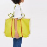 画像3: ブランケット ボア ムートン フェイクシープスキン ロープトートバッグ Blanket Rope Tote Bag ペットバッグ (3)