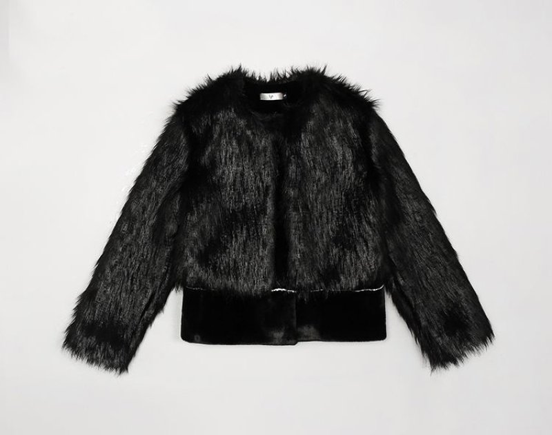 画像5: Women's fox fur coat pants suit   フォックス&ミンクファージャケット&パンツ セット (5)