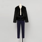 画像3: Women's fox fur coat pants suit   フォックス&ミンクファージャケット＆パンツ　セット (3)