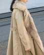 画像9: Women's Real fox fur Suit collar Party overcoming Windbreaker fur coat リアルフォックスファーミリタリーアーミーモッズロング4パターン着用可能なコート (9)