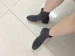 画像6: women's  leather  stretch boots short tube and ankle boots本革レザーアンクルストレッチショートブーツ　ブーティ (6)