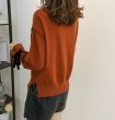 画像5: Women's trumpet sleeve wild cuff bow sweater Knit 　トランペットスリーブ&ボウリボンセーター ニット (5)