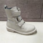 画像6: women's  leathe Velcro slip single boots 本革レザーベルクロスリップシングルブーツ マーティンブーツ (6)