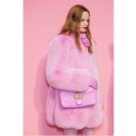 画像1: Real Fox Fur Real Fur Pink Coat リアルフォックスファーピンクコート (1)