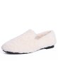 画像1: Women’s flat Fake Sheepskin Eco Flat Loafers Shoes シープスキンローファーフラットシューズ (1)