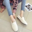 画像5: Women’s flat Fake Sheepskin Eco Flat Loafers Shoes シープスキンローファーフラットシューズ (5)