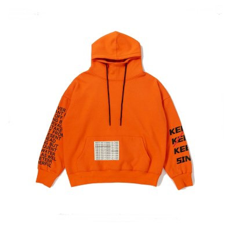 画像3:    oversize letter printing high collar hooded    ロゴレター入りフーディーパーカー　スウェット (3)