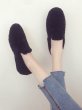 画像2: Women’s flat Fake Sheepskin Eco Flat Loafers Shoes シープスキンローファーフラットシューズ (2)