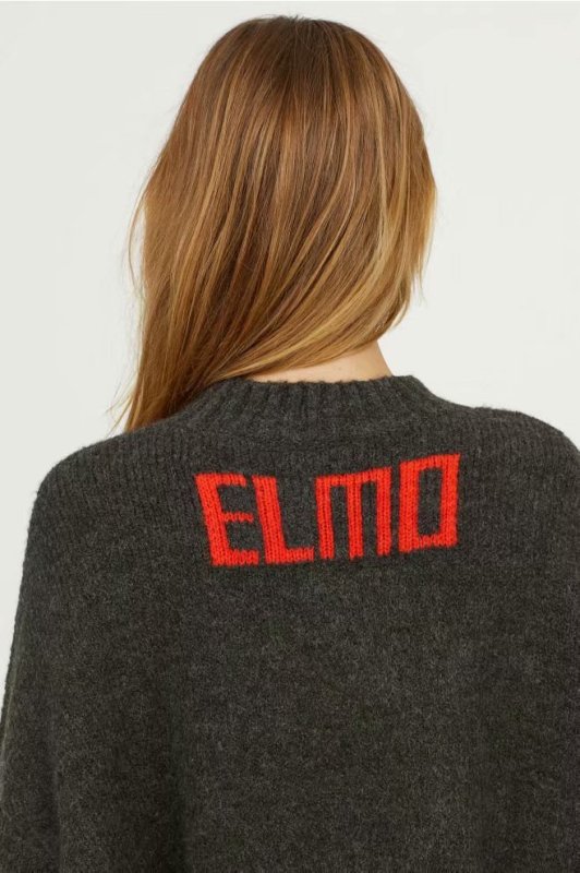 画像5: Sesame Street Elmo Long Sweater Dressセサミストリート エルモ ケーキ柄 セーター (5)