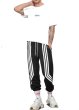 画像6: MEN'S striped stitching sports pants ストライプステッチスポーツメンズストリートカジュアルパンツ (6)