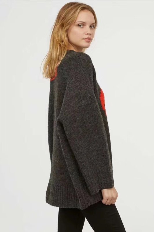 画像3: Sesame Street Elmo Long Sweater Dressセサミストリート エルモ ケーキ柄 セーター (3)