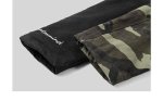 画像6:  camouflage drawstring waist loose long men's cotton coatメンズカモフラージュ＆ブラックモッズコート (6)