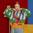 画像2: Sesame Street Elmo Stripe Sweater セサミストリート エルモ ストライプセーター (2)