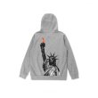 画像7:  free goddess printing men's hooded sweater自由の女神バックプリントフーディーパーカー (7)