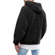 画像3:  men's hooded Parker sweaterモコモコフリースフーディーパーカー (3)