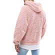 画像2:  men's hooded Parker sweaterモコモコフリースフーディーパーカー (2)