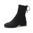 画像1: women's Side zip skinny boots サイドジップヒールブーツ　ブーティー (1)