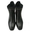 画像2: women's Uncle Leather Boots with Studs サイドゴアアンクルスタッズ付ブーツ　ブーティー (2)