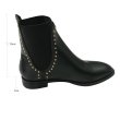 画像9: women's Uncle Leather Boots with Studs サイドゴアアンクルスタッズ付ブーツ　ブーティー (9)